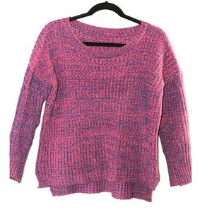 Purple long sleeve sweater